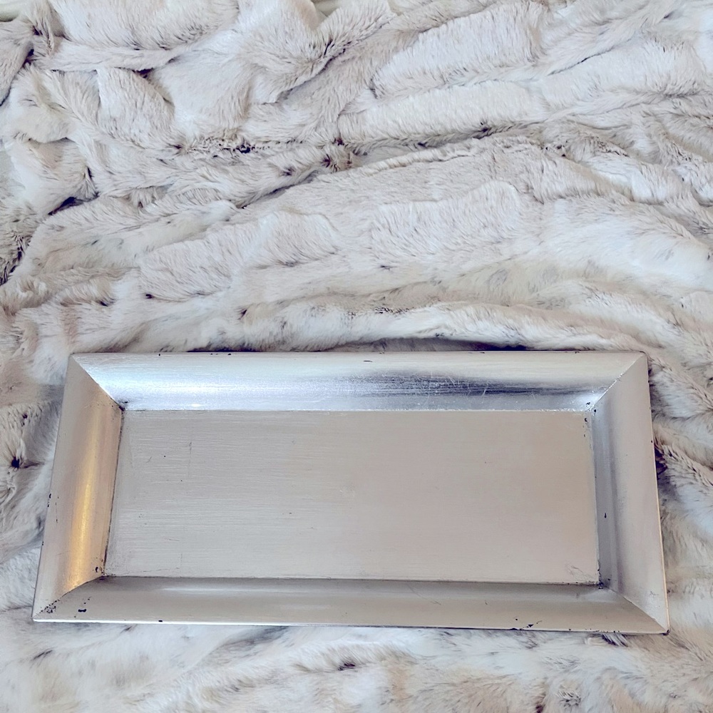 Silver decorative platter/tray